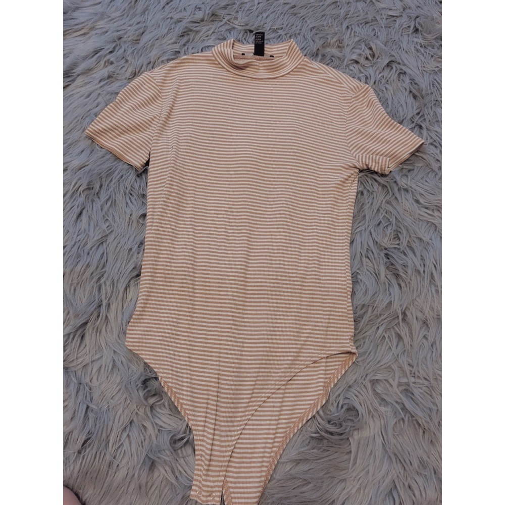 Striped bodysuit